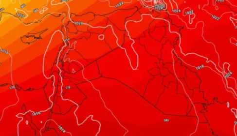طقس العرب:  مرتفع جوي قوي الأحد والاثنين بالأردن