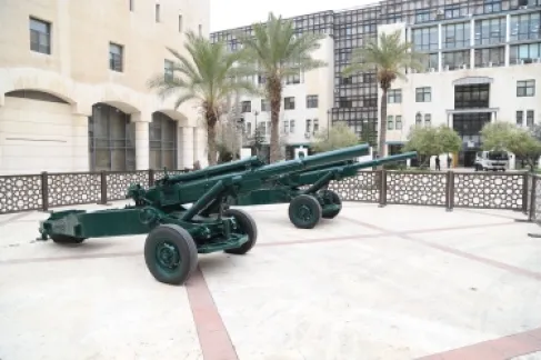 Launching the Ramadan Cannon Throughout the Month from Al-Nakheel Square