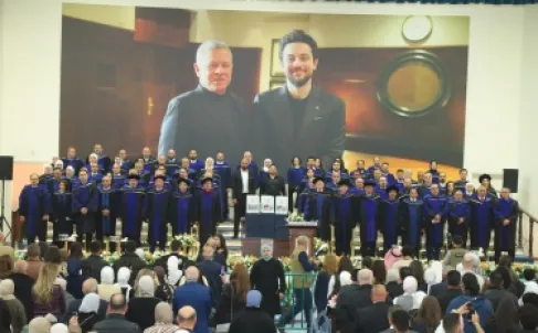 Petra University celebrates the graduation of the first semester of the thirty-second cohort and honors the success of its gradu