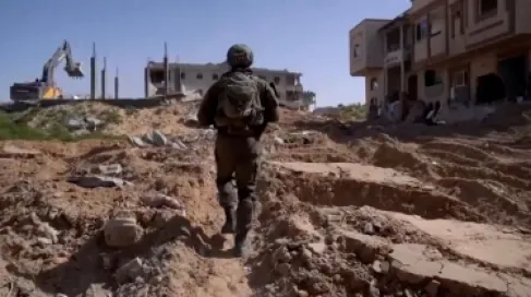 جيش الاحتلال : مقتل جندي بنيران صديقة في خان يونس