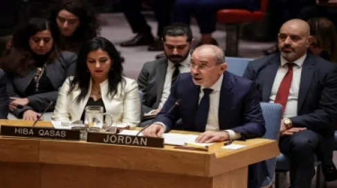 الصفدي في مجلس الأمن : يجب وقف خروقات اتفاق وقف إطلاق النار في غزة