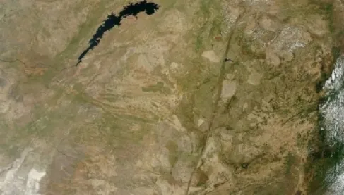 صورة فضائية تكشف الجمال الخفي لـىمعجزة جيولوجية عمرها 2.5 مليار سنة