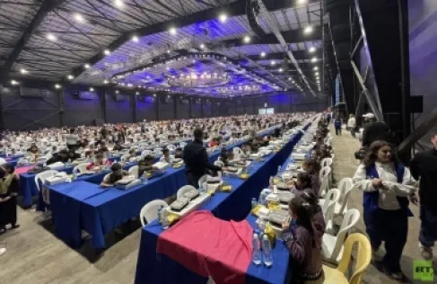 Lebanon Hosts the Largest Iftar Table in the World to Enter Guinness Book