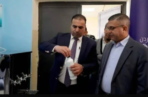 الأردن..افتتاح محطة لتحلية المياه في مدرسة الروضة بالقطرانة - صور
