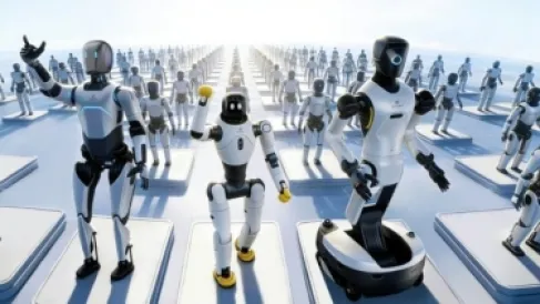 AI robots may outnumber human workers within a few decades