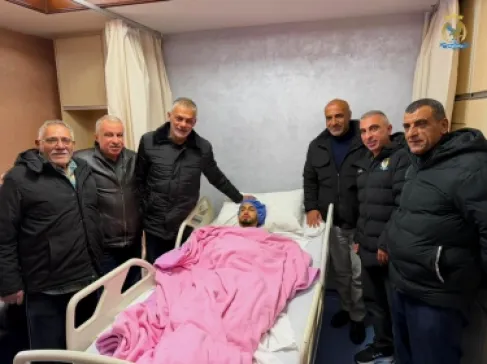 اجراء عملية الرباط الصليبي لنجم الفيصلي