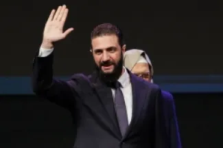 الرئيس السوري أحمد الشرع