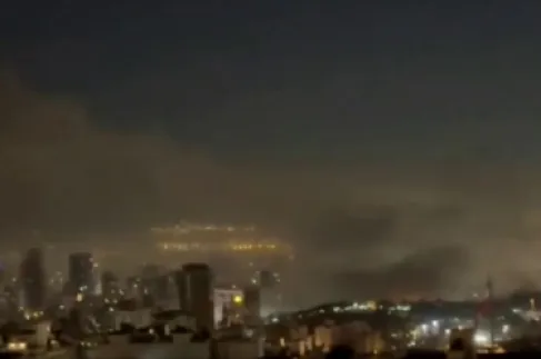 Airstrike Targeting the Radio and Television Building in Iran