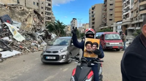 نحو نصف مليون نازح في لبنان