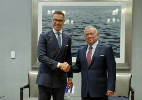 The King to the Finnish President: Diplomacy and Dialogue Must Prevail