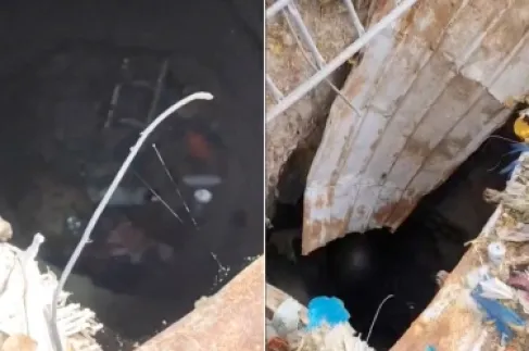 بعد يومين في البئر.. فيديو إنقاذ طفلين يتصدر منصات التواصل في اليمن