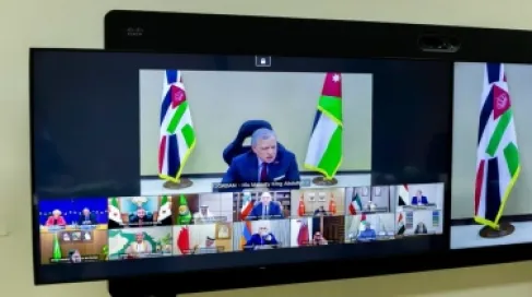 الملك : إسرائيل تسعى لإذكاء نيران الصراع المستمر وتواصل اعتداءاتها على غزة والضفة