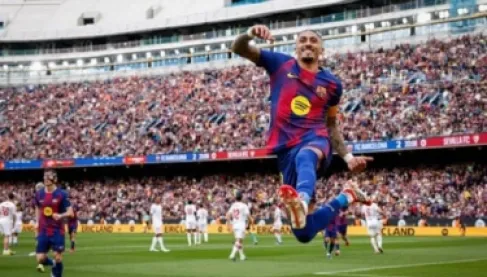 ملخص ونتيجة مباراة برشلونة وإشبيلية في الدوري الإسباني 2026