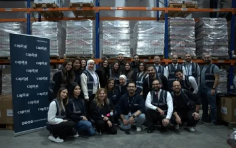 كابيتال بنك يواصل دعمه لتكية أم علي