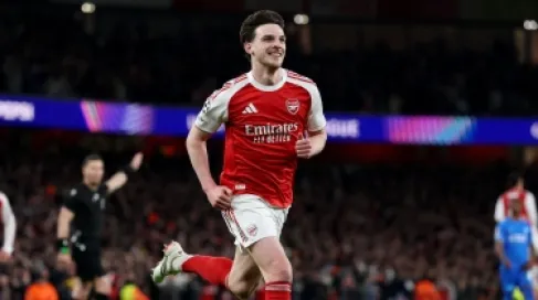 إيزي ورايس يقودان آرسنال إلى ربع نهائي دوري الأبطال