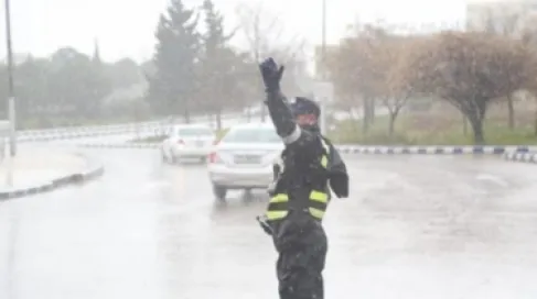 الامن يحذر من منخفض الاربعاء