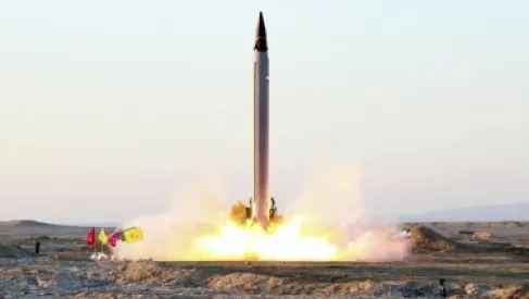 سقوط صاروخ إيراني في الأراضي اللبنانية