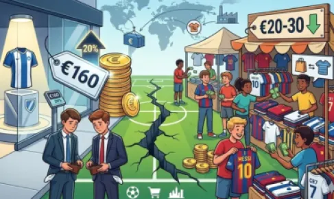 قفزة 20% في أسعار قمصان كرة القدم تدفع المشجعين نحو المنتجات المقلدة