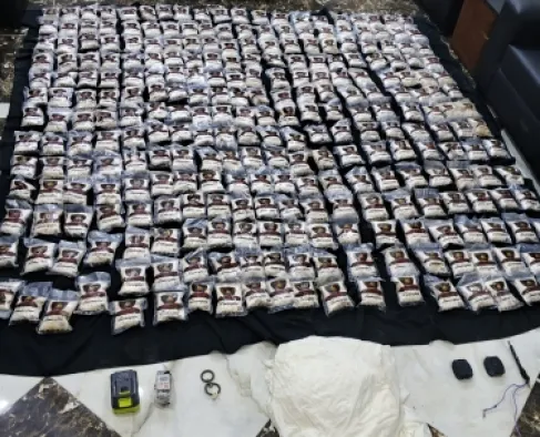 Jordan .. The Eastern Region Thwarts Two Attempts to Smuggle a Large Quantity of Drugs Using Balloons