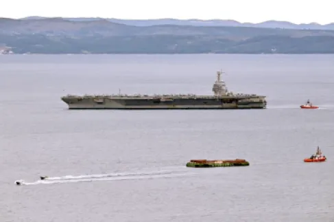 حاملة الطائرات الأمريكية فورد تصل إلى كرواتيا لإجراء إصلاحات