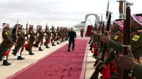 الملك والرئيس الأوكراني يبحثان تطورات المنطقة والعلاقات الثنائية