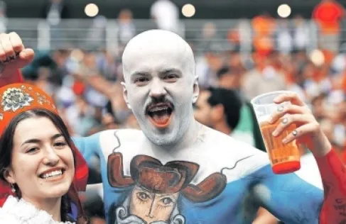 استمرار حظر الكحول في الملاعب الروسية