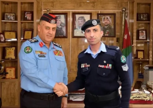 Public Security Honors Sergeant Malek Sami in Recognition of His Bravery