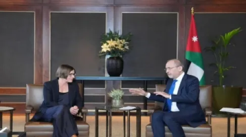 الصفدي يستقبل رئيسة اللجنة الدولية للصليب الأحمر