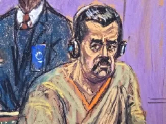 الرئيس الفنزويلي نيكولاس مادورو خلال جلسة استماع في قضية تتعلق بـ