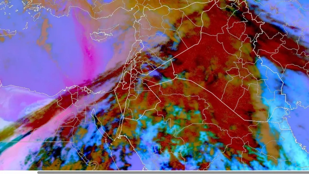 عاجل / موجة غبار من الاراضي المصرية تصل الأردن مع ساعات المساء 