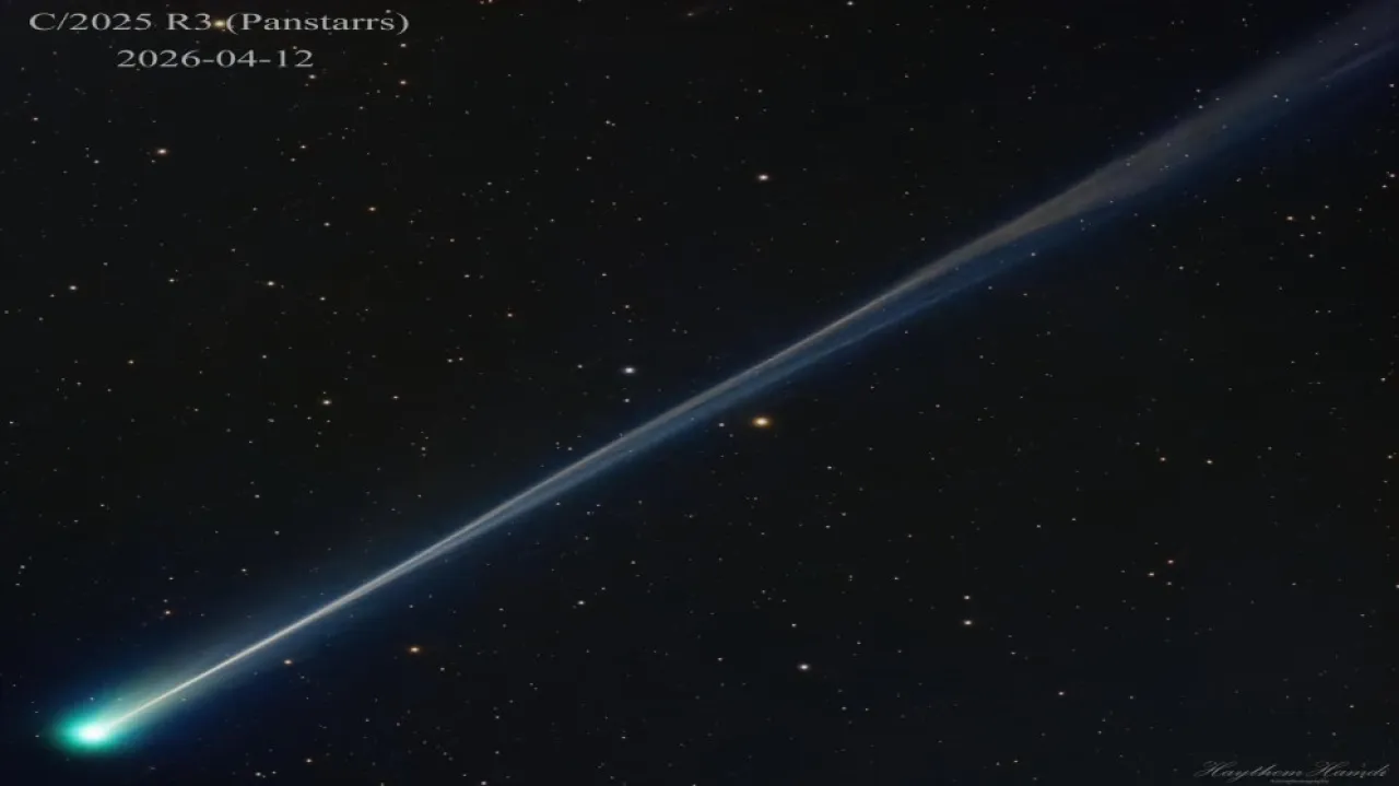 عاجل - ناسا تختار صورة للجمعية الفلكية الأردنية كأجمل صورة فلكية يومية للمذنب بان-ستارز 