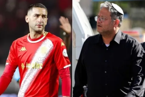 (زياش وكل معادي السامية لن يفلتوا).. بن غفير يتوعد النجم المغربي بعد تدوينة حول قانون الإعدام