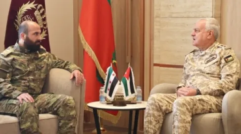 الحنيطي يستقبل رئيس هيئة الأركان السوري