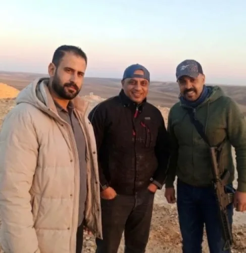 الرائد العمارين ينعى زملاءه الشهداء مراد وخلدون وصبحي