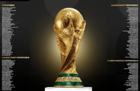 FIFA Officially Reveals List of Referees for the 2026 World Cup.. Meet the Arab Countries' Representatives