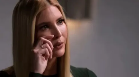 دموع ايفانكا ترمب تنهمر في مقابلة صحافية