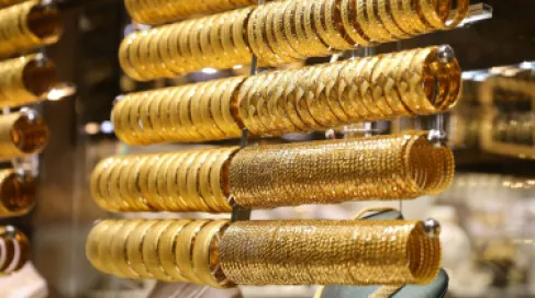 تراجع أسعار الذهب في الأردن بواقع نصف دينار