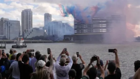 في 20 ثانية.. اختفاء فندق مكون من 23 طابقاً - فيديو