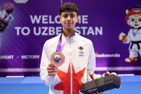 شاهين يحرز برونزية بطولة العالم للتايكواندو للناشئين