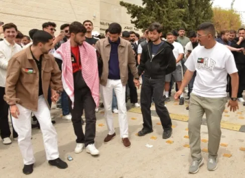 Petra University Celebrates Jordanian Flag Day