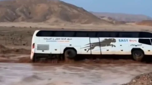 سيول تجتاج مدينة مصرية