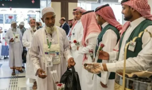 بدء وصول الحجاج إلى السعودية لأداء فريضة الحج