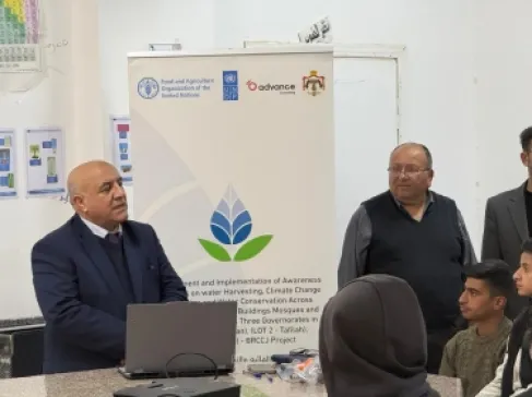 إطلاق برنامج توعوي لحصاد مياه الأمطار وترشيد الاستهلاك في مدارس محافظات الكرك والطفيلة ومعان