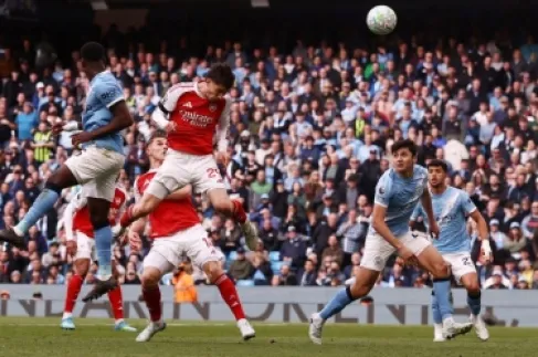 مباريات أرسنال ومانشستر سيتي المتبقية في سباق لقب الدوري الإنجليزي الممتاز