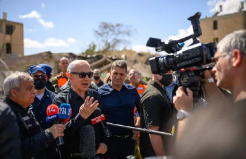 نتنياهو يدين إتلاف تمثال السيد المسيح   في لبنان