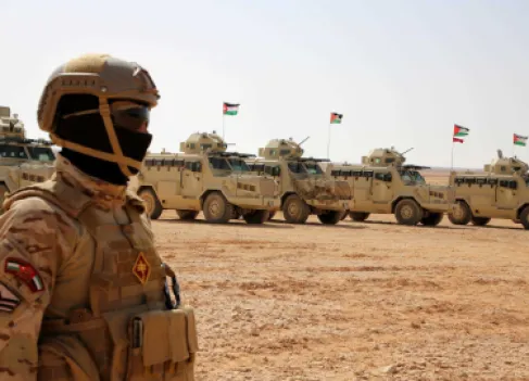 الجيش الأردني: تفجير مسيطر عليه في في ياجوز لإزالة عوائق صخرية