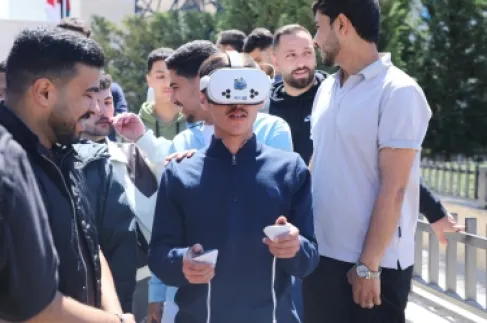 Middle East Students Experience Simulated Driving Provided by the Traffic Management and Community Police