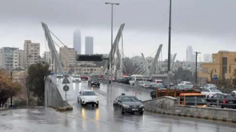 أمطار رعدية غزيرة متوقعة في الأردن مع نهاية الشهر