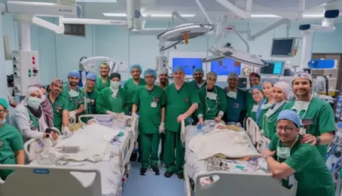 18-Hour Operation.. Successful Separation of Conjoined Filipino Twins in Saudi Arabia
