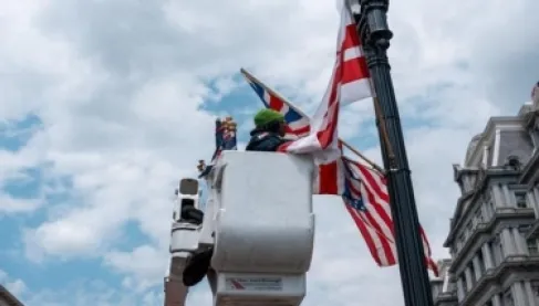 «خطأ تداركته سريعا».. واشنطن تستقبل الملك تشارلز بأعلام أستراليا